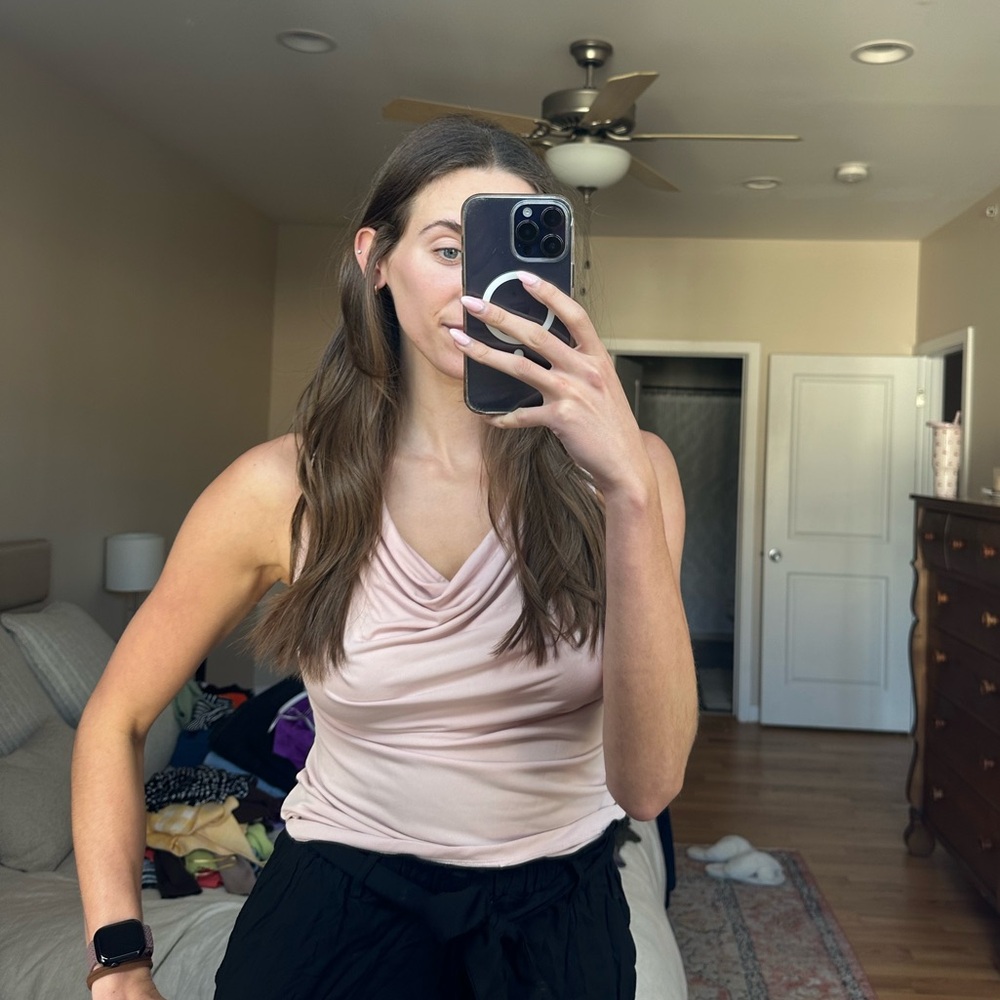 Calvin Klein Pink Sleeveless Blouse